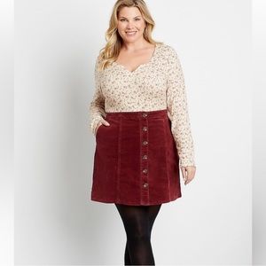 Maurice’s Maroon skirt